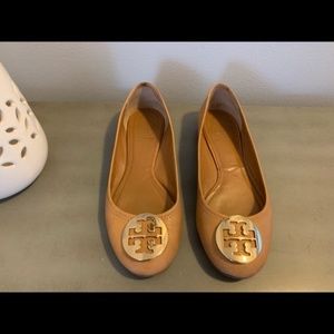 Tory Burch size 7.5 Reva Leather Flats